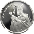 POLSKA, 1000 złotych 1987,  JAN PAWEŁ II  PRÓBA, NIKIEL