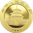 CHINY, 500 juanów 2003, PANDA
