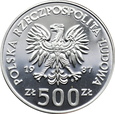 POLSKA, 500 złotych 1987, KAZIMIERZ III WIELKI