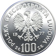 POLSKA, 100 złotych 1977, ZAMEK KRÓLEWSKI NA WAWELU