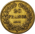 FRANCJA, 20 FRANKÓW 1841