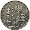 POLSKA, 20 złotych 2009, 65. ROCZNICA LIKWIDACJI GETTA W WARSZAWIE