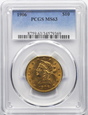 (RK) USA, 10 DOLARÓW 1906,  PCGS MS63