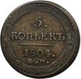 ROSJA, 5 kopiejek 1804