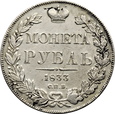 ROSJA, rubel 1833