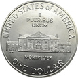 USA, 1 dolar 1993, JAMES MADISON KARTA PRAW