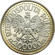 POLSKA, 200000 złotych 1991,  JAN PAWEŁ II (PRÓBA)