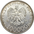 POLSKA, 100000 złotych 1990, Solidarność