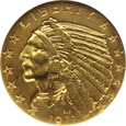 USA, 5 dolarów 1911,  NGC AU58