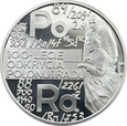POLSKA, 20 złotych 1998 100-LECIE ODKRYCIA POLONU I RADU