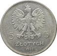 POLSKA, 5 złotych 1930, SZTANDAR 