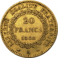 FRANCJA, 20 FRANKÓW 1848 A