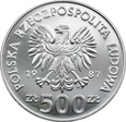 POLSKA, 500 złotych 1987, MISTRZOSTWA EUROPY 1988