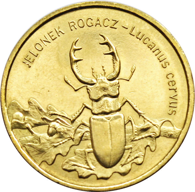 POLSKA, 2 złote 1997 Jelonek Rogacz