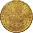 USA, 20 DOLARÓW 1898-S PCGS MS62