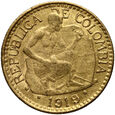 743. Kolumbia, 5 pesos 1919