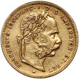 Austria, Franciszek Józef I, 8 florenów/20 franków 1880