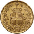 23. Włochy, Umberto I, 20 lirów 1882