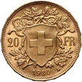 Szwajcaria, 20 franków 1930