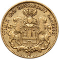 Niemcy, Hamburg, 10 marek 1875 J 