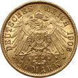 Niemcy, Prusy, Wilhelm II, 20 marek 1906 A, Berlin