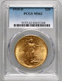 USA, 20 dolarów 1910 D, Denver, St. Gaudens, PCGS MS62