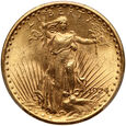 USA, 20 dolarów 1924, Filadelfia, St. Gaudens, PCGS MS63