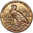 USA, 2 1/2 dolara 1914 D, Denver, Indianin