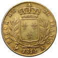Francja, Ludwik XVIII, 20 franków 1814 A