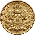 Niemcy, Hamburg, 10 marek 1890 J