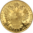 Austria, Franciszek Józef I, 4 dukaty 1915, Czworak, Nowe bicie