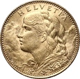 Szwajcaria, 10 franków 1914 B