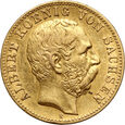 Niemcy, Saksonia, Albert, 10 marek 1891 E, Muldenhutten