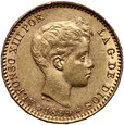 Hiszpania, Alfons XIII Burbon, 20 peset 1899 (18-99)
