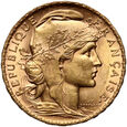 985. Francja, 20 franków 1907, Kogut