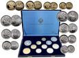 Jugosławia, zestaw od 100 do 5000 dinarów, 1979, złoto + srebro