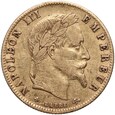 Francja, Napoleon III, 5 franków 1863 BB, Strasburg