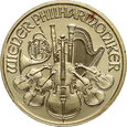 Austria, 10 euro, Wiedeńscy Filharmonicy - 1/10 uncji złota