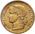 123. Szwajcaria, 20 franków 1896 B