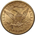 USA, 10 dolarów 1881, Filadelfia, Liberty