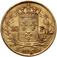 177. Francja, Karol X, 20 franków 1827 A