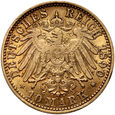 185. Niemcy, Prusy, Wilhelm II, 10 marek 1890 A
