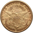 USA, 20 dolarów 1885 S, San Francisco, Liberty