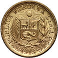 Peru, 1 libra 1913, Lima