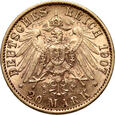 Niemcy, Prusy, Wilhelm II, 20 marek 1907 A, Berlin