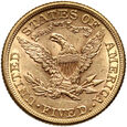 717. USA, 5 dolarów 1881, Filadelfia, Liberty