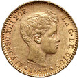 Hiszpania, Alfons XIII Burbon, 20 peset 1899