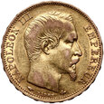 Francja, Napoleon III, 20 franków 1859 A, Paryż