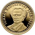 Niue, 5 dolarów 2018, Ignacy Paderewski - 1/10 uncji złota
