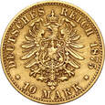 Niemcy, Saksonia, Albert, 10 marek 1875 E